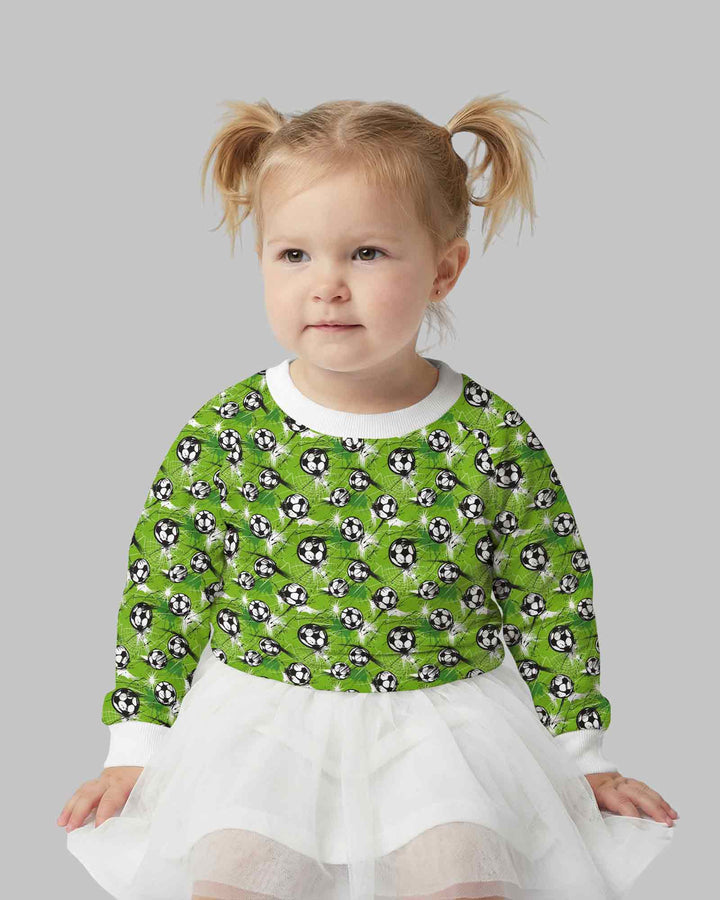 Green Soccer Energy Bamboo Crewneck Sweatshirt