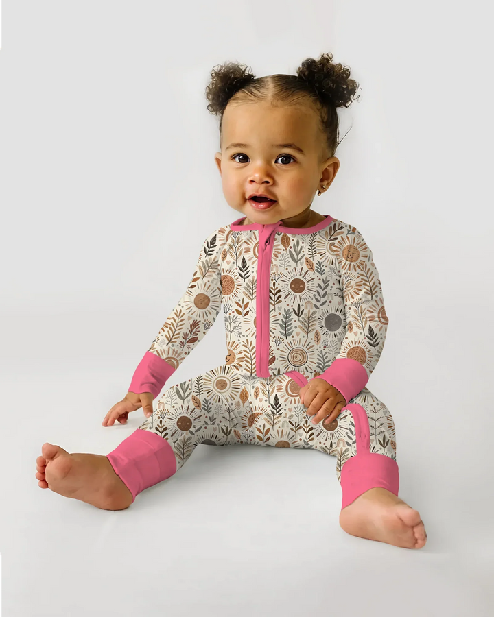Gerippte Babykleidung mit individuellem Foto - Weich &amp; Skizzenhaft
