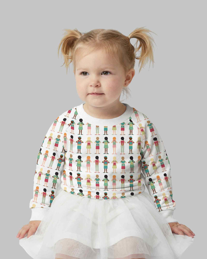 Little Friends Everywhere Bamboo Crewneck Sweatshirt