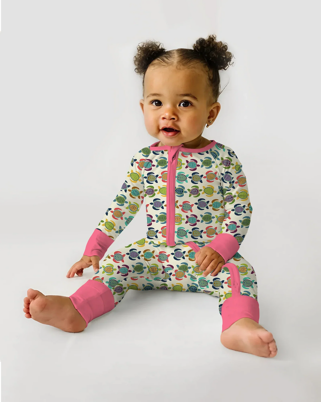 Happy Turtle Parade Bamboo Convertible Zippy
