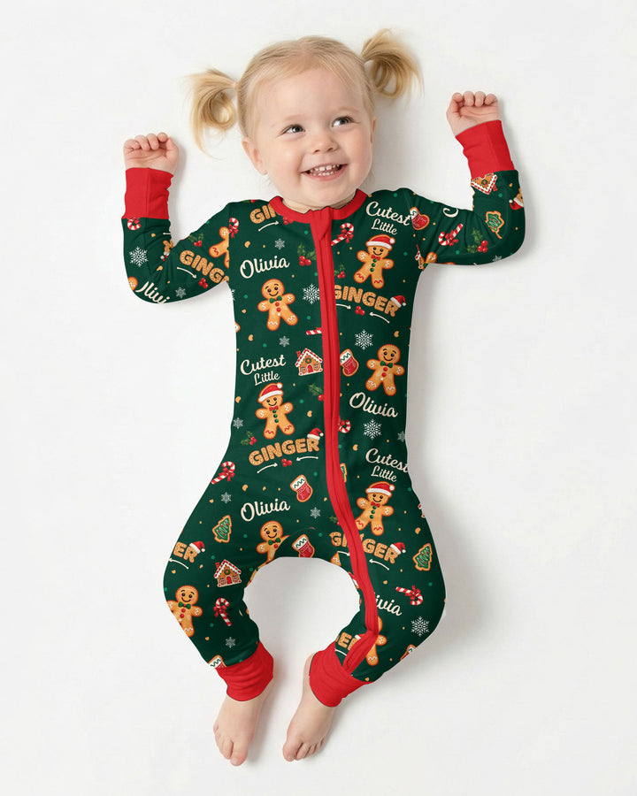 Custom Name Cutest Little Ginger Bamboo Convertible Zippy