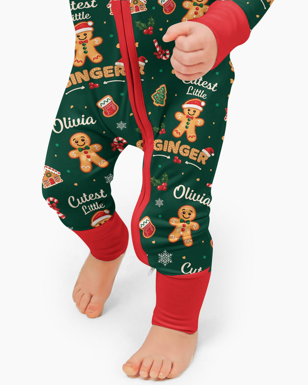 Custom Name Cutest Little Ginger Bamboo Convertible Zippy