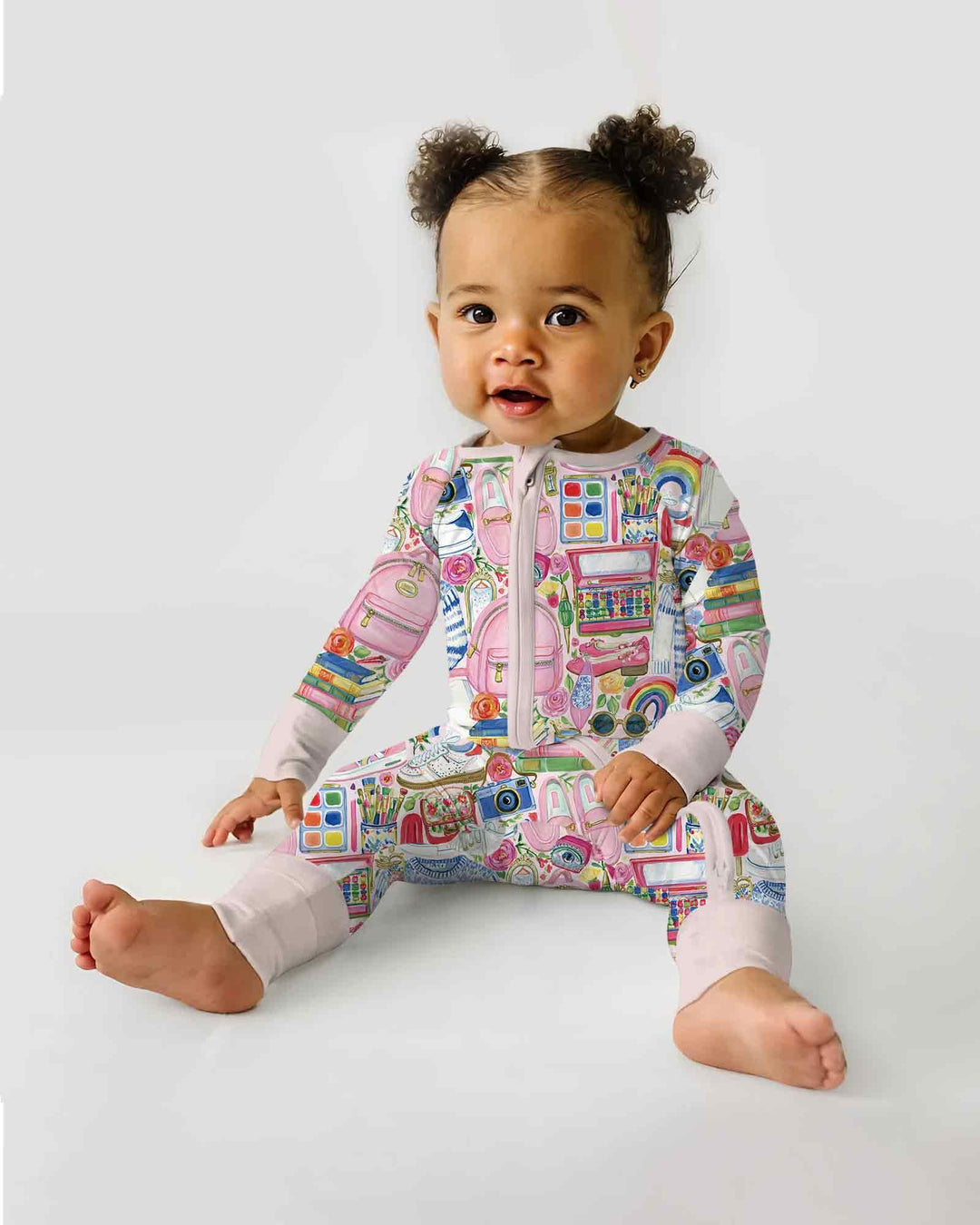 Gerippte Babykleidung mit individuellem Foto - Weich &amp; Skizzenhaft
