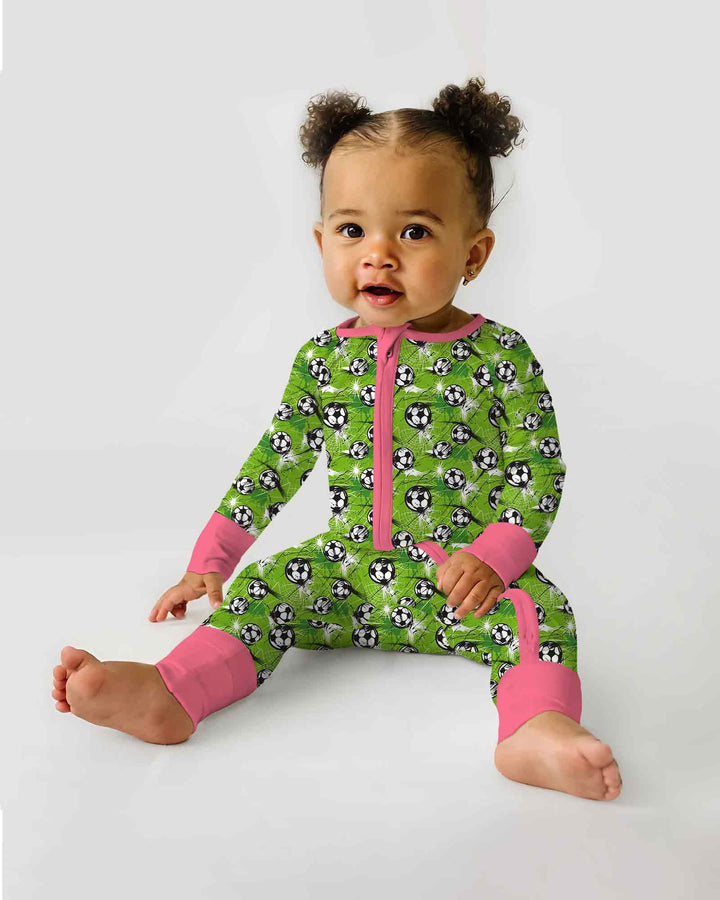 Green Soccer Energy Bamboo Convertible Zippy
