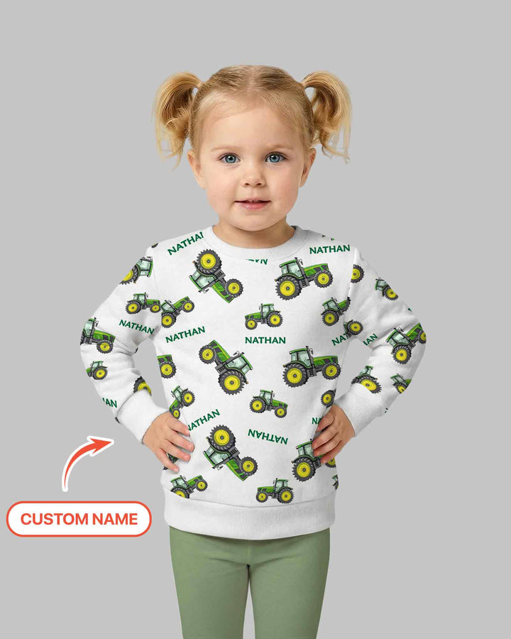 Sudadera de cuello redondo de bambú con plantilla personalizada