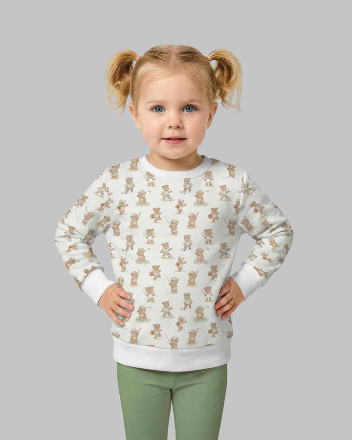 Teddy Team Spirit Bamboo Crewneck Sweatshirt