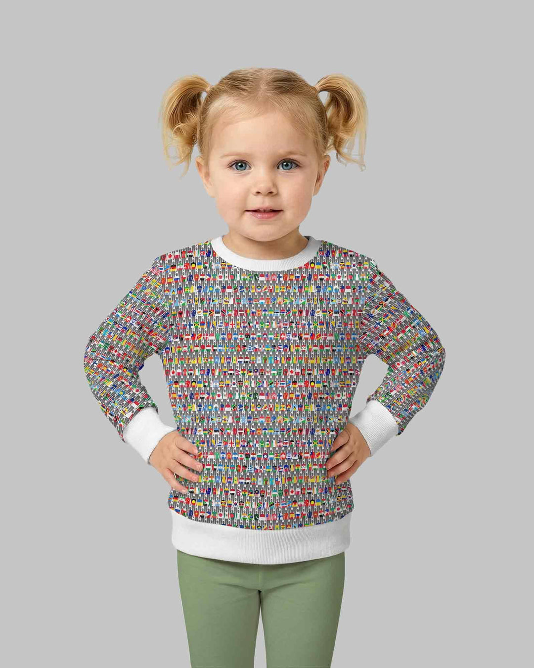 Sweatshirt mit Rundhalsausschnitt aus Bambusfaser
