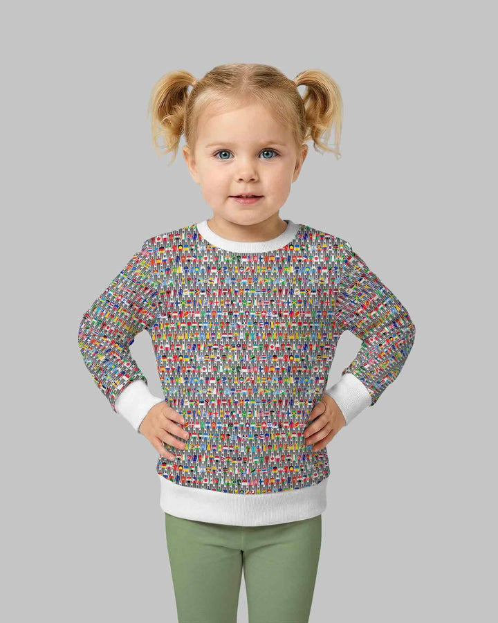 Sweatshirt mit Rundhalsausschnitt aus Bambusfaser
