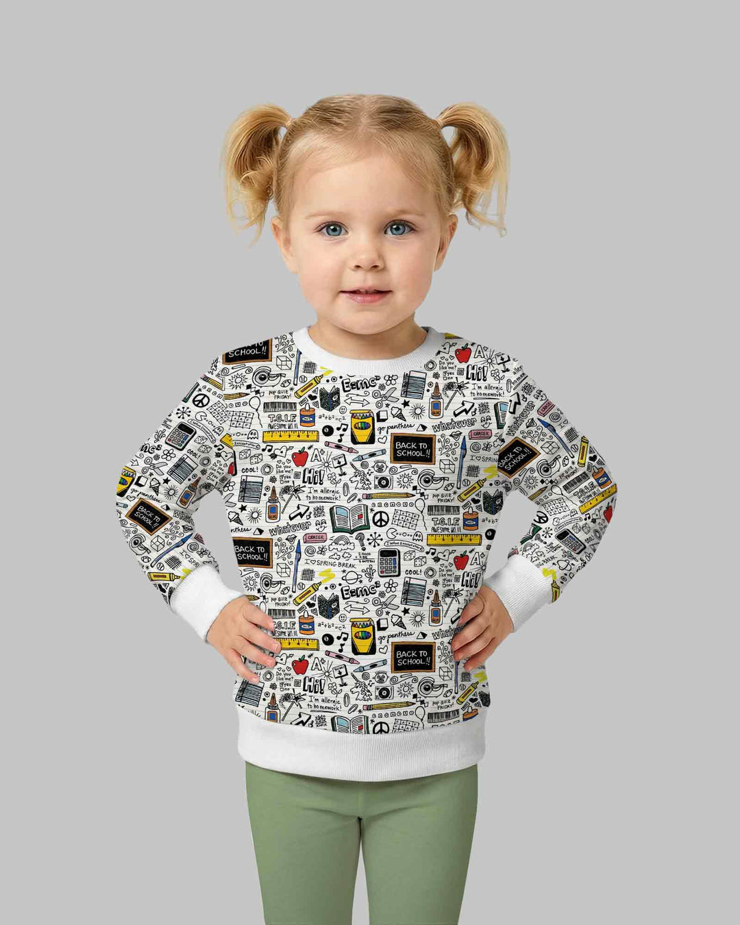 Sweatshirt mit Rundhalsausschnitt aus Bambusfaser