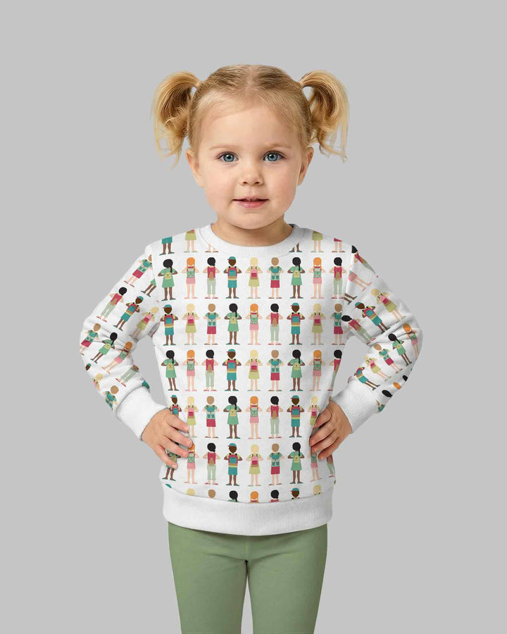 Little Friends Everywhere Bamboo Crewneck Sweatshirt