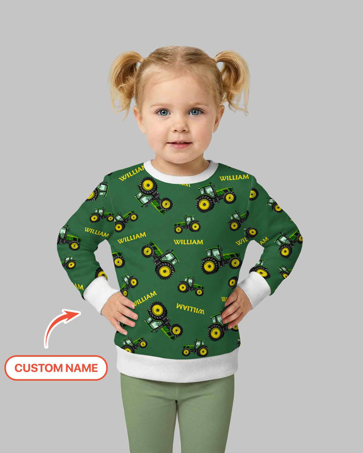 Sudadera de cuello redondo de bambú con plantilla personalizada