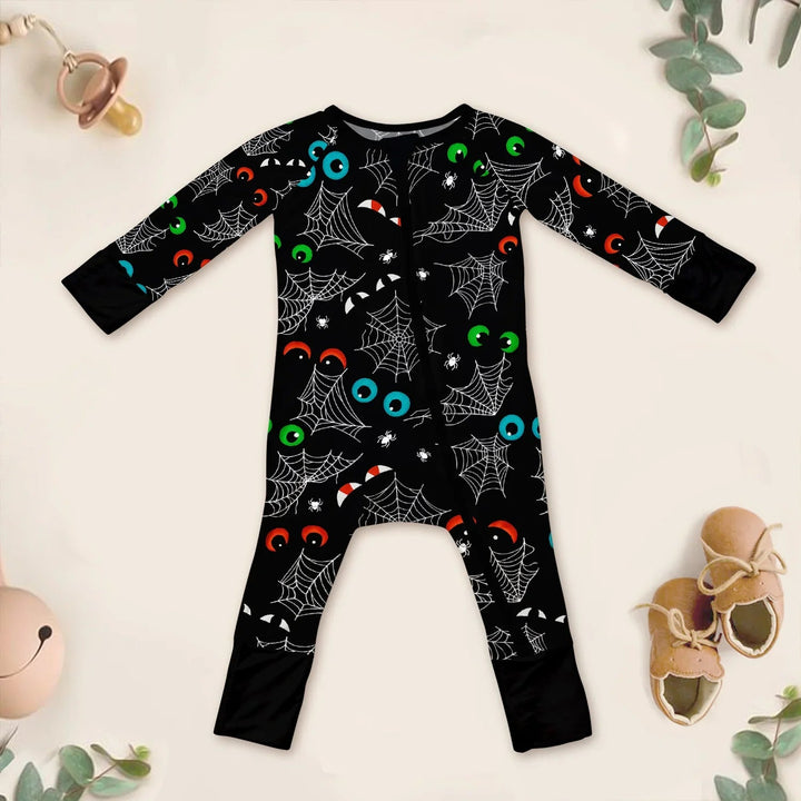 Glow In The Dark Creepy Spiderweb Convertible Zippy - Zumbamboo