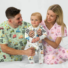 God Say I am Women's Pajama Set , God Say I am Women's Pajama Set - S / Pink