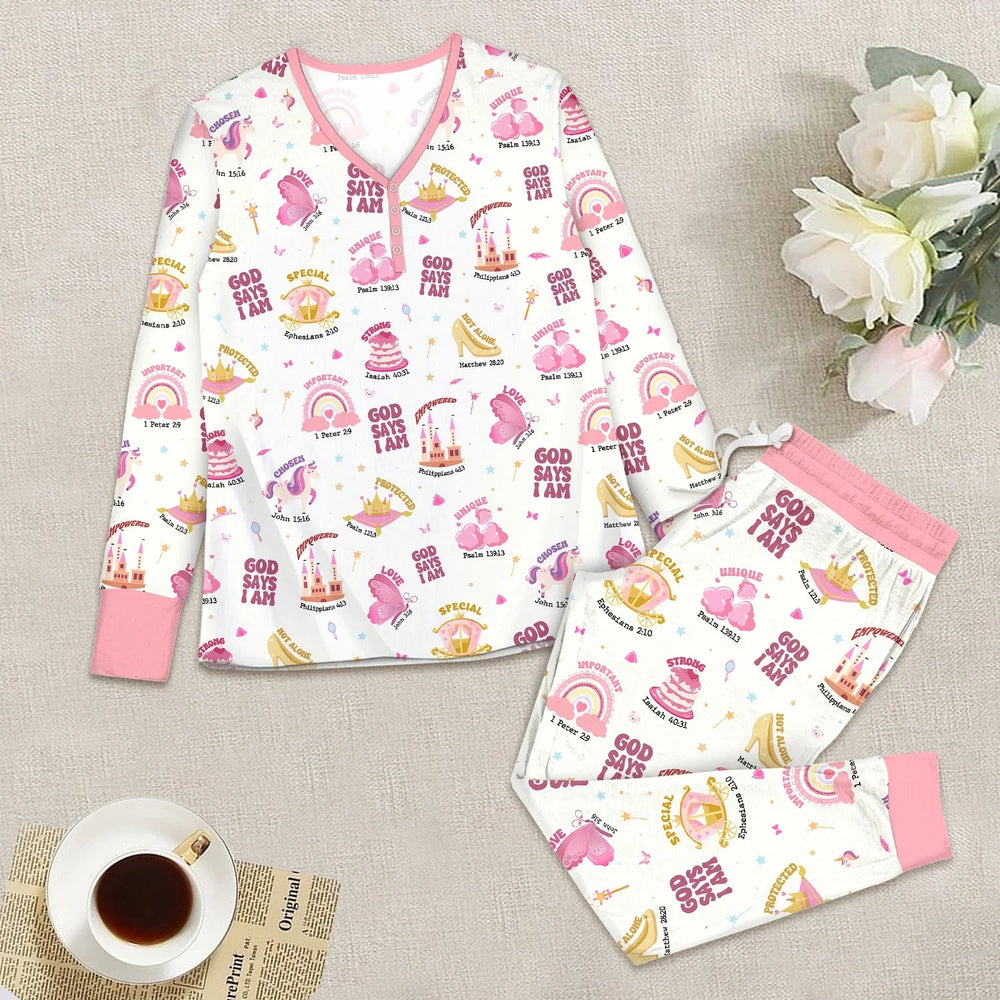 God Say I am Women's Pajama Set - Zumbamboo