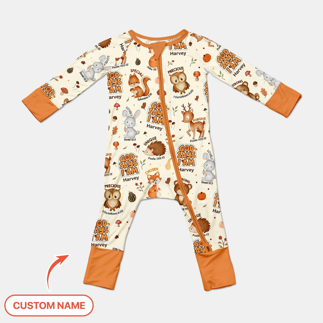 God Says I Am Autumn Faith Convertible Zippy - Zumbamboo