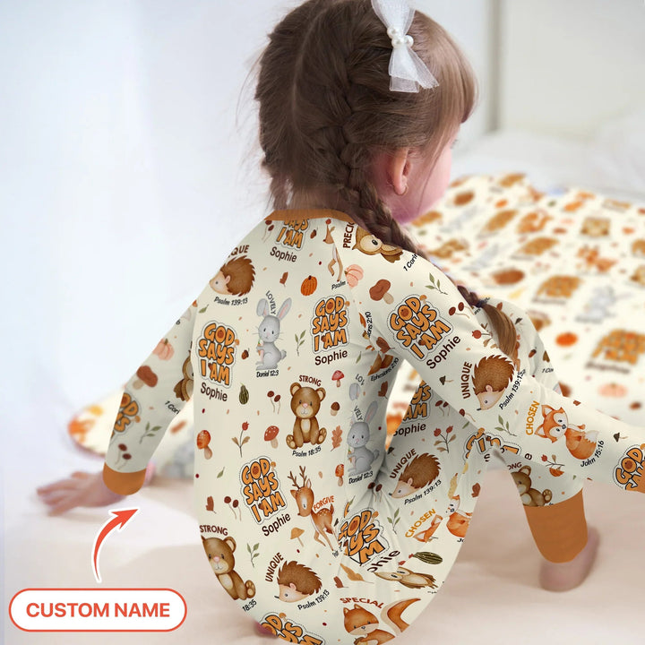 God Says I Am Autumn Faith Convertible Zippy - Zumbamboo