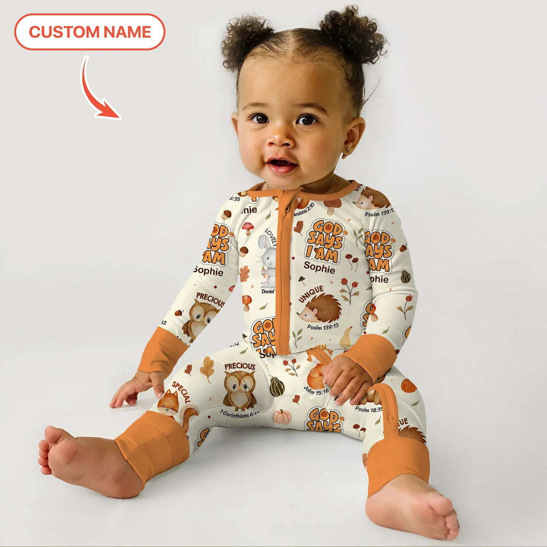 God Says I Am Autumn Faith Convertible Zippy - Zumbamboo