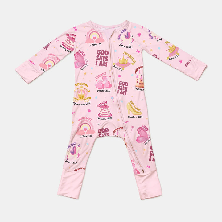 God Says I Am Girl Convertible Zippy - Zumbamboo