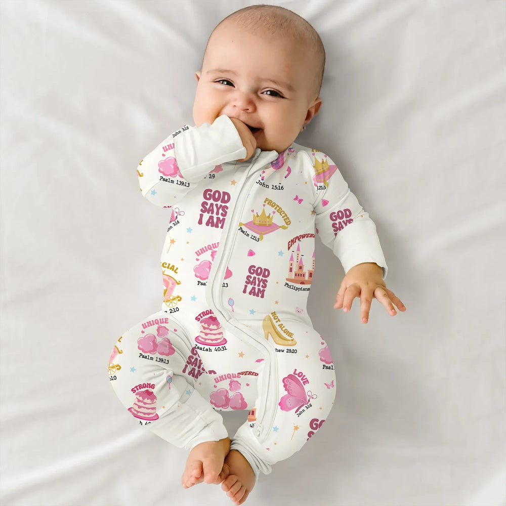 God Says I Am Girl Convertible Zippy - Zumbamboo