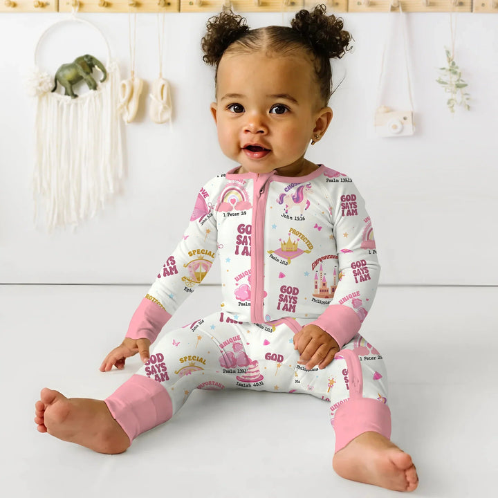 God Says I Am Girl Convertible Zippy - Zumbamboo