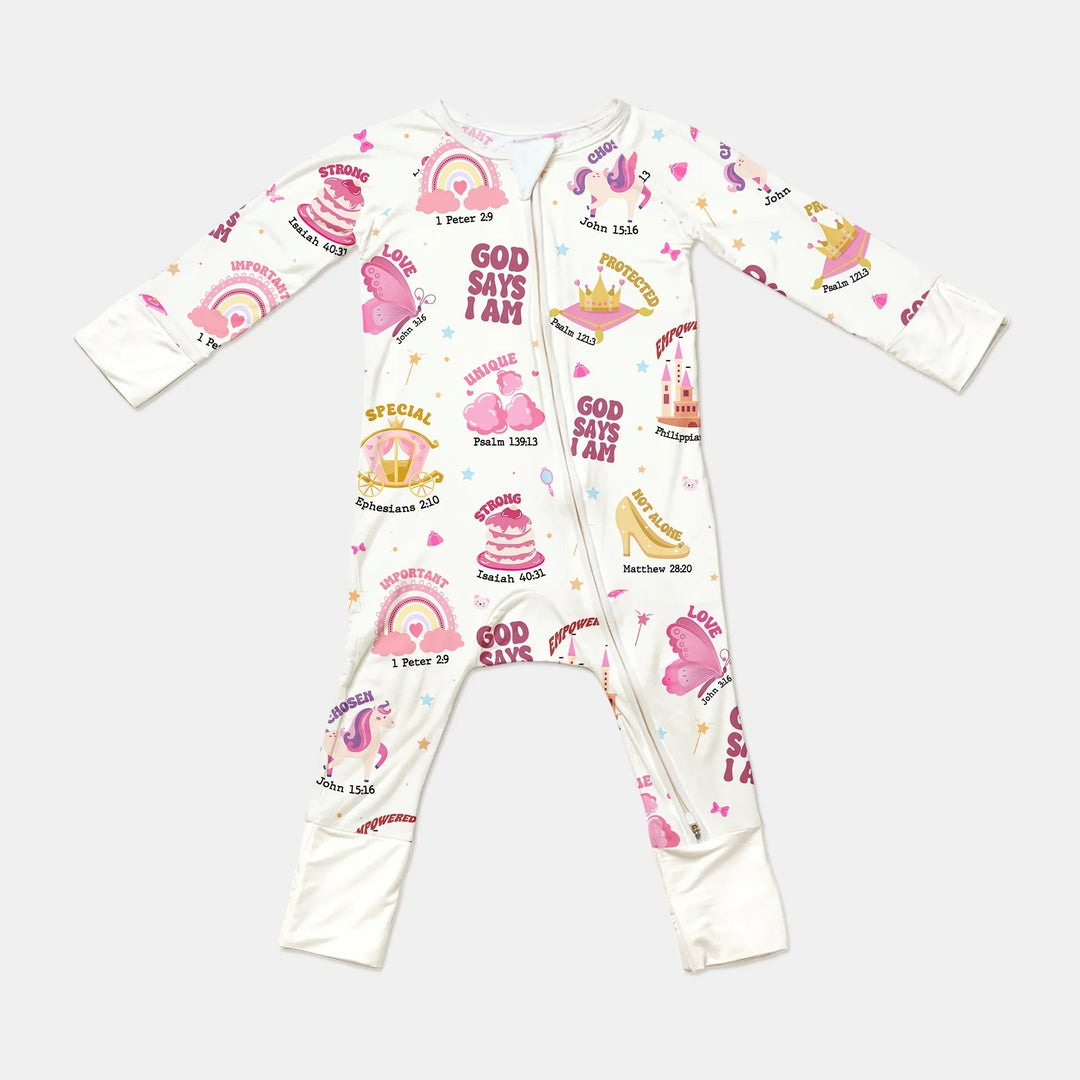 God Says I Am Girl Convertible Zippy - Zumbamboo