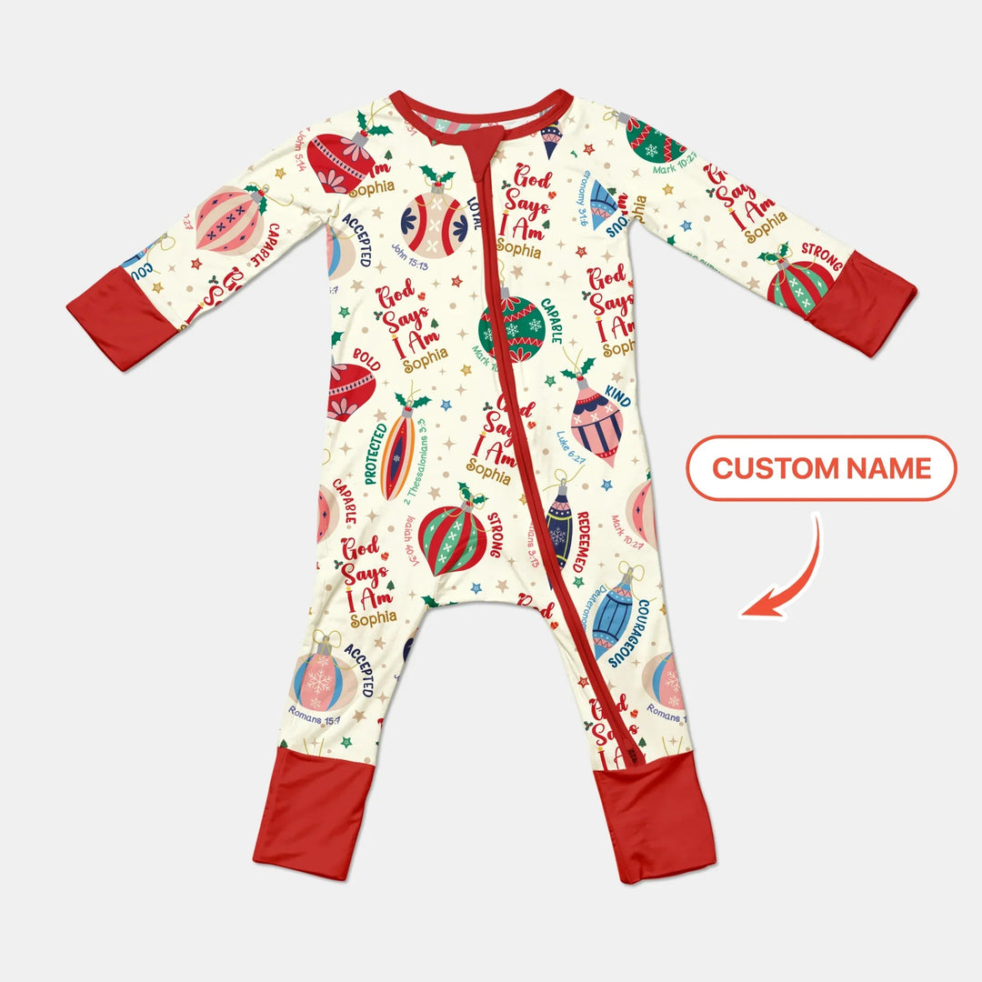 God Says I Am Joyful Christmas Convertible Zippy - Zumbamboo