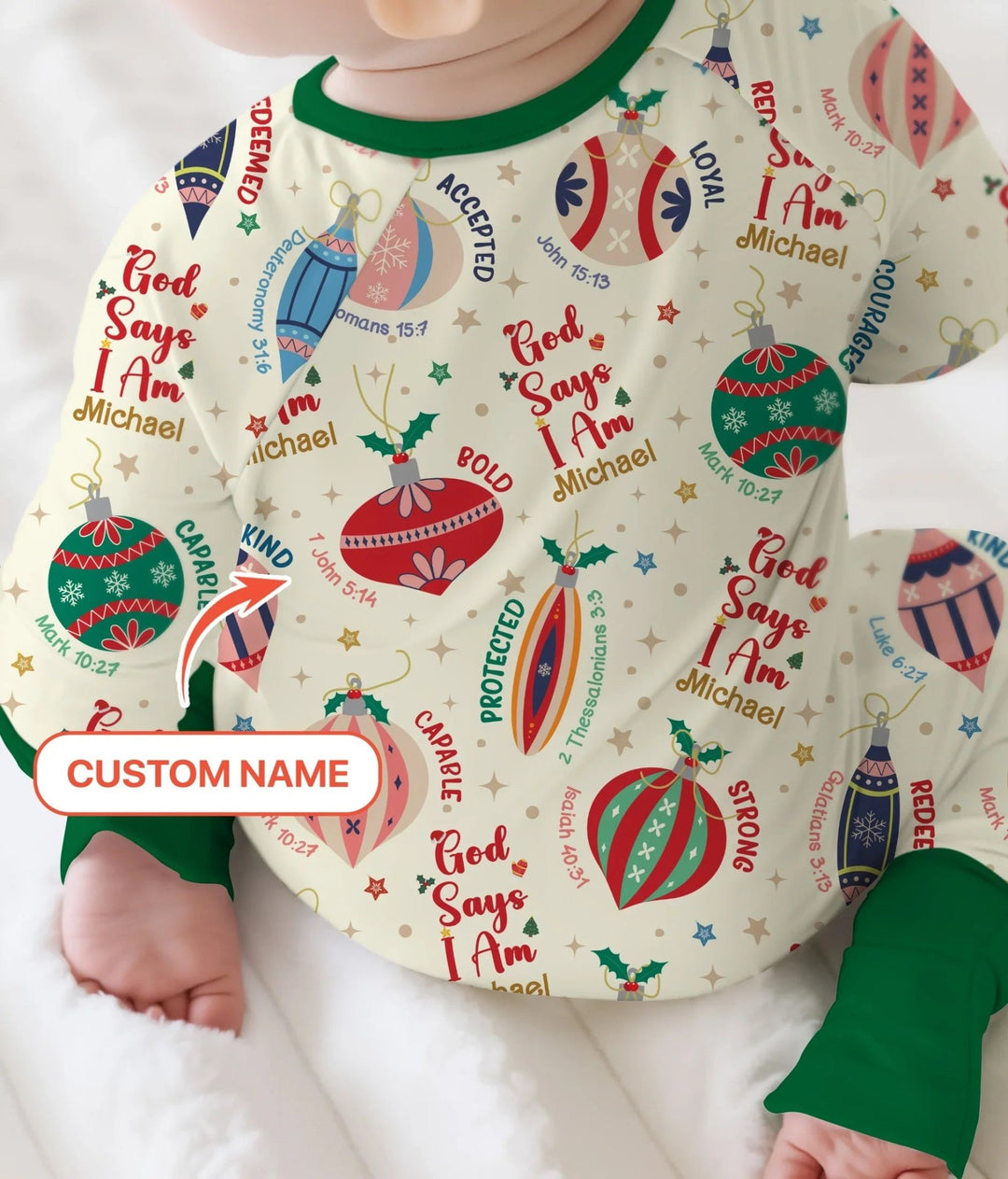 God Says I Am Joyful Christmas Convertible Zippy - Zumbamboo