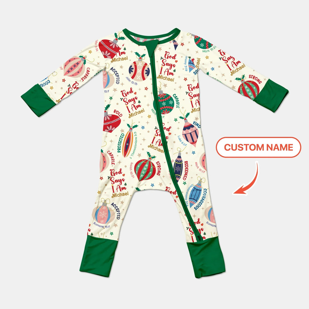 God Says I Am Joyful Christmas Convertible Zippy - Zumbamboo