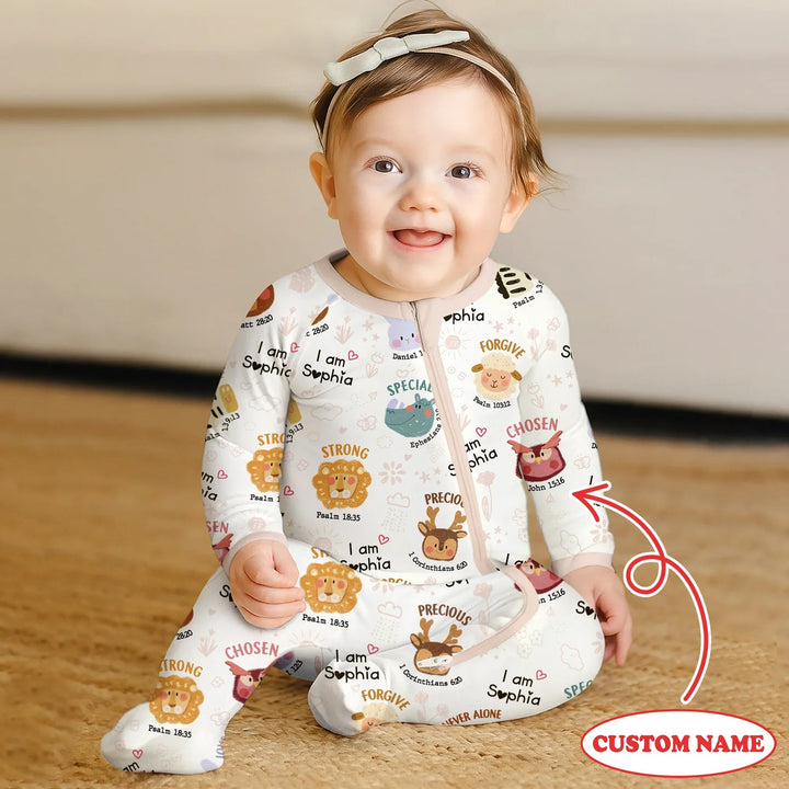 God’s Little Zoo Custom Name Convertible Zippy - Zumbamboo