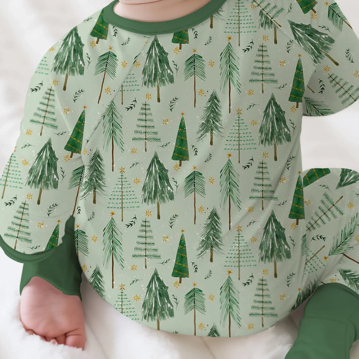 Green Christmas Tree Farm Convertible Zippy - Zumbamboo