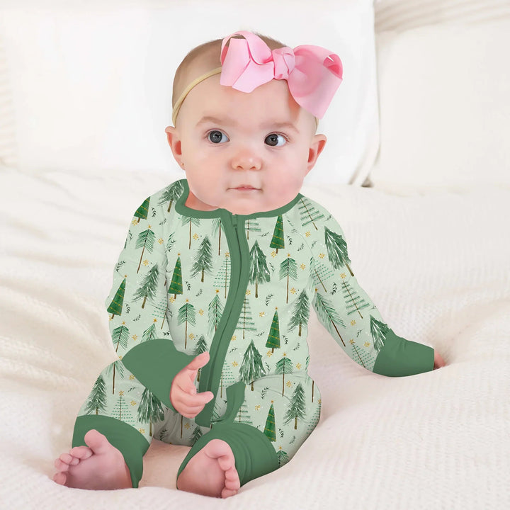 Green Christmas Tree Farm Convertible Zippy - Zumbamboo