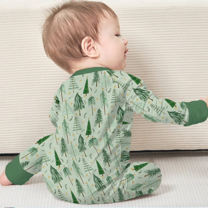 Green Christmas Tree Farm Convertible Zippy - Zumbamboo