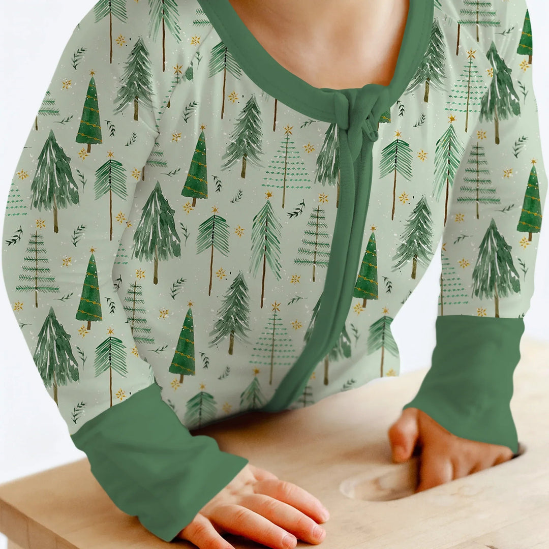 Green Christmas Tree Farm Convertible Zippy - Zumbamboo