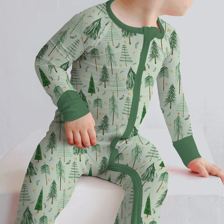 Green Christmas Tree Farm Convertible Zippy - Zumbamboo