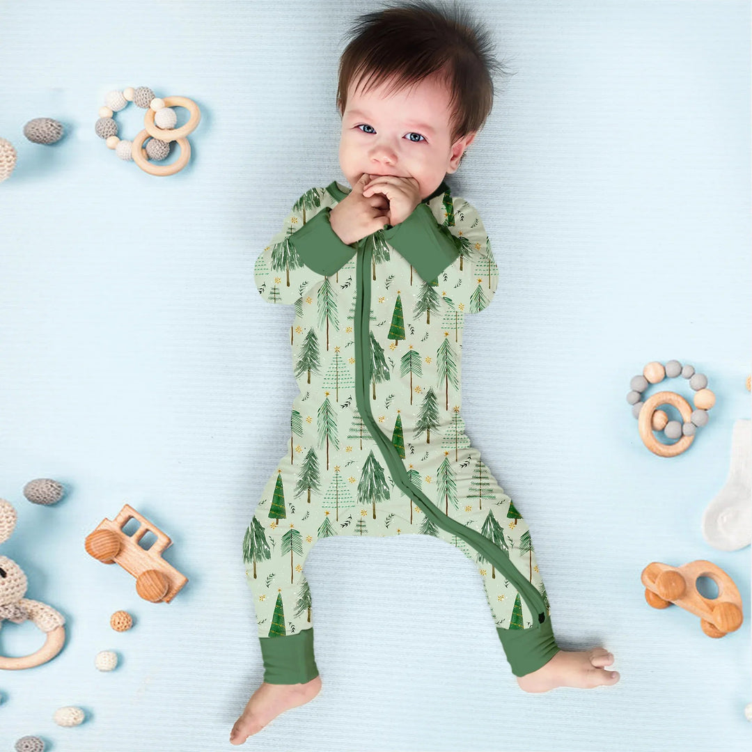 Green Christmas Tree Farm Convertible Zippy - Zumbamboo