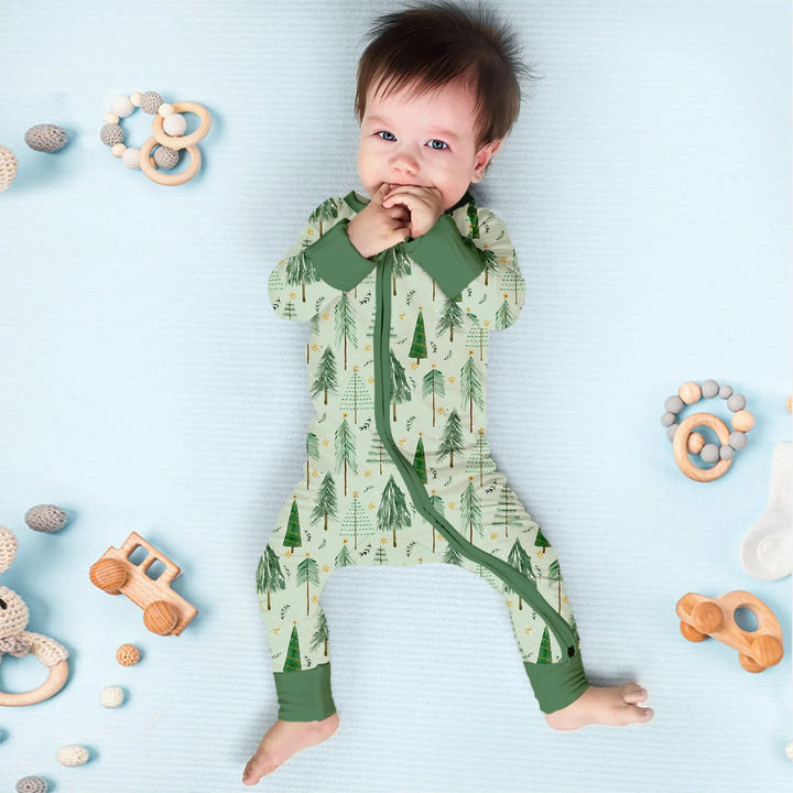 Green Christmas Tree Farm Convertible Zippy - Zumbamboo