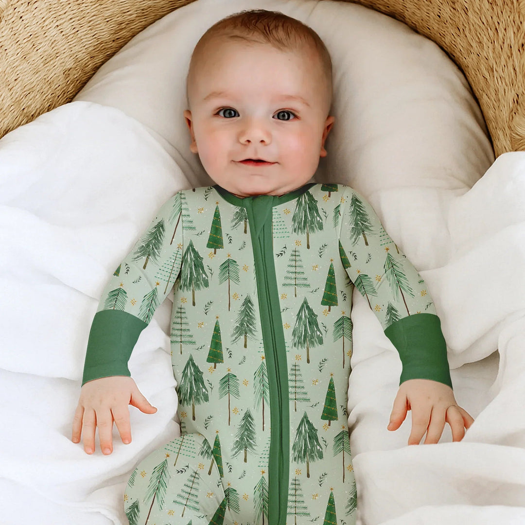 Green Christmas Tree Farm Convertible Zippy - Zumbamboo