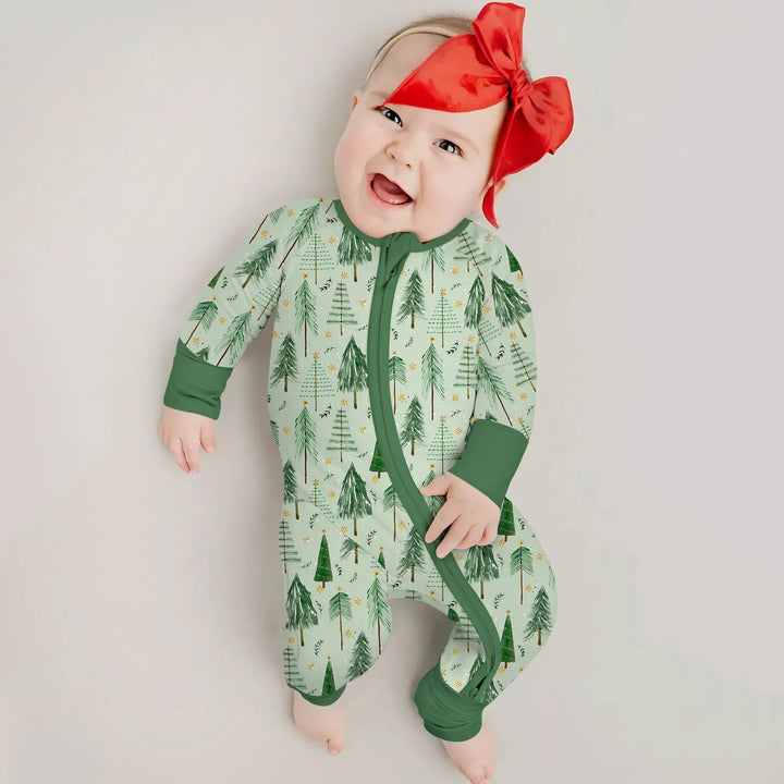 Green Christmas Tree Farm Convertible Zippy - Zumbamboo