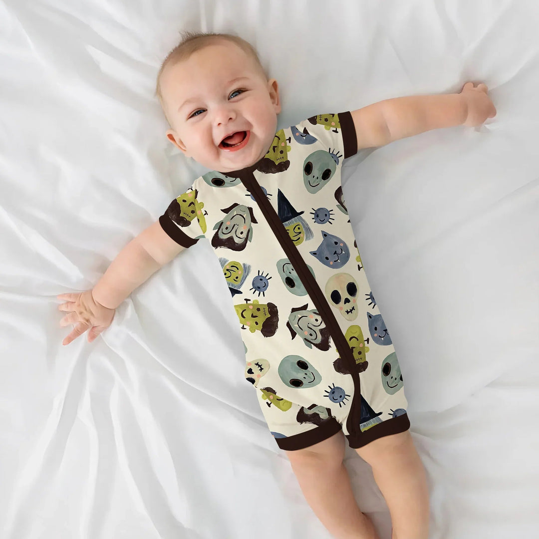 Halloween Face Shorty Zippy - Zumbamboo