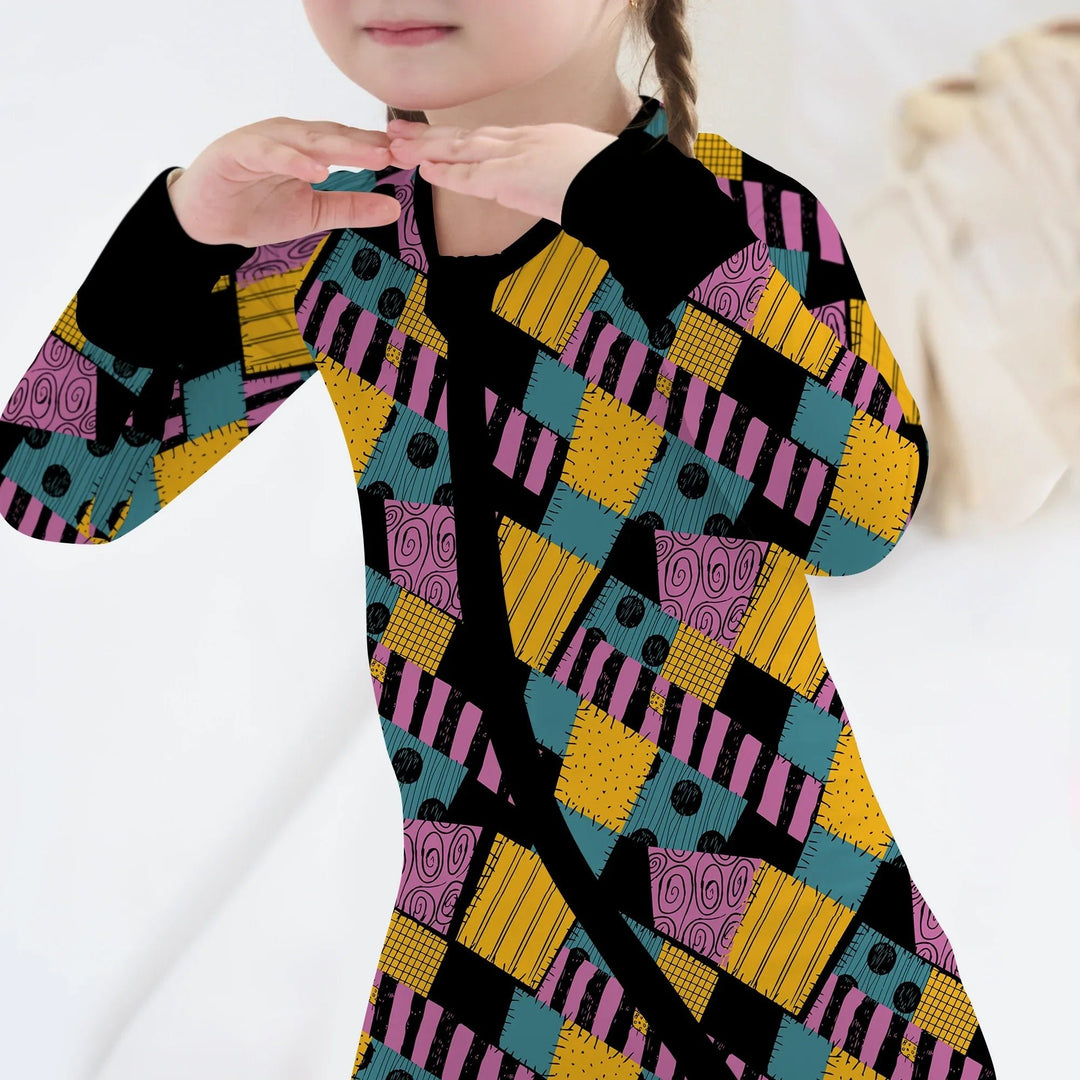 Halloween Patchwork Cartoon Convertible Zippy - Zumbamboo