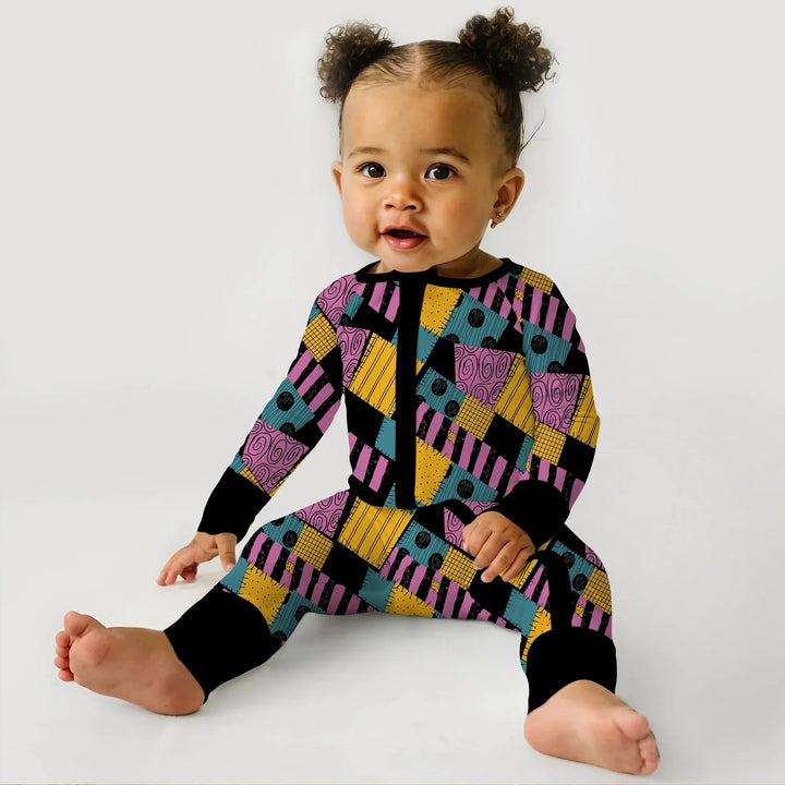 Halloween Patchwork Cartoon Convertible Zippy - Zumbamboo