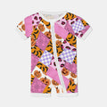 Halloween Patchwork Shorty Zippy , Halloween Patchwork Shorty Zippy - 0-3M
