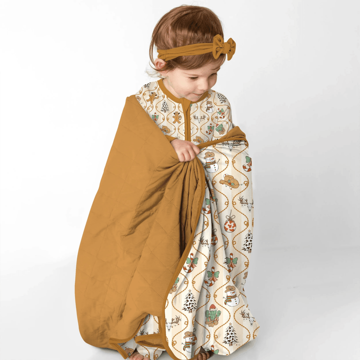 Howdy Christmas Toddler Blanket - Zumbamboo