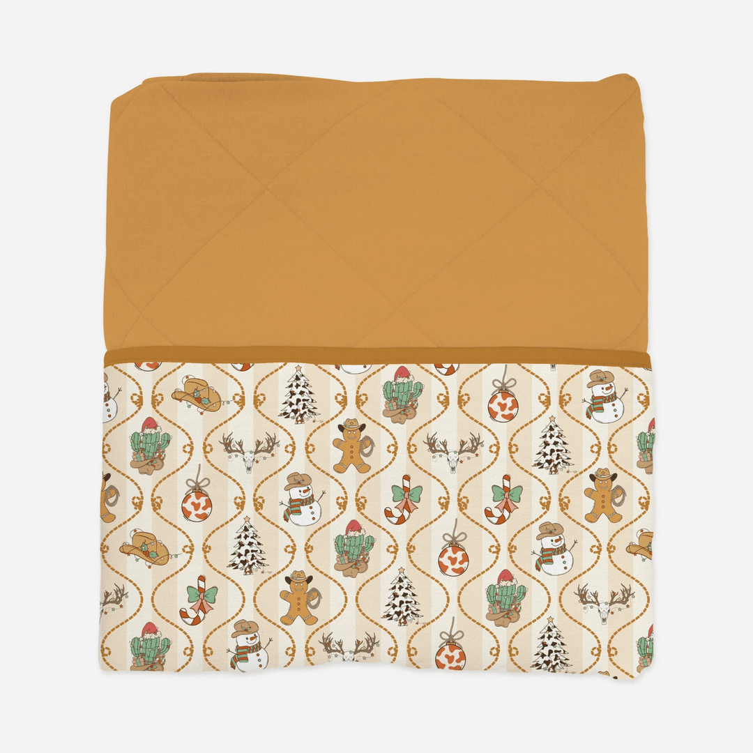 Howdy Christmas Toddler Blanket - Zumbamboo