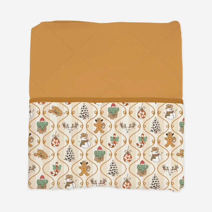 Howdy Christmas Toddler Blanket - Zumbamboo