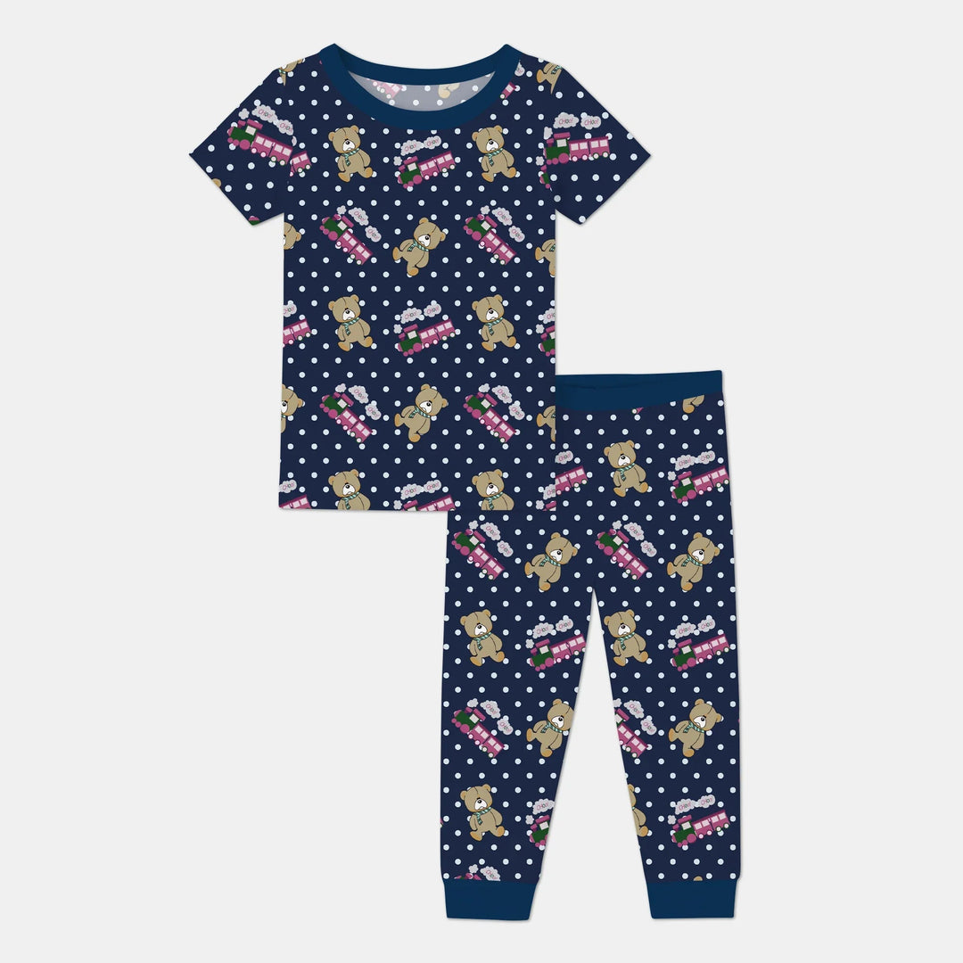 Huntrix Choo Choo Two Piece Short Sleeve Pajama Set - Zumbamboo