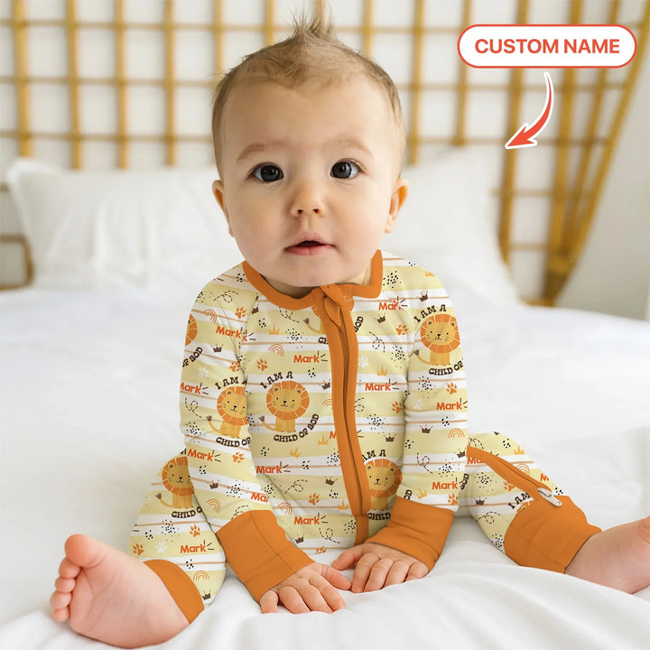 I Am A Child Of God Custom Name Boy Convertible Zippy - Zumbamboo