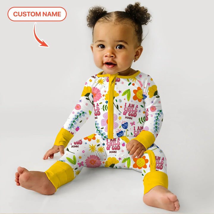 I Am A Child Of God Custom Name Girl Convertible Zippy - Zumbamboo