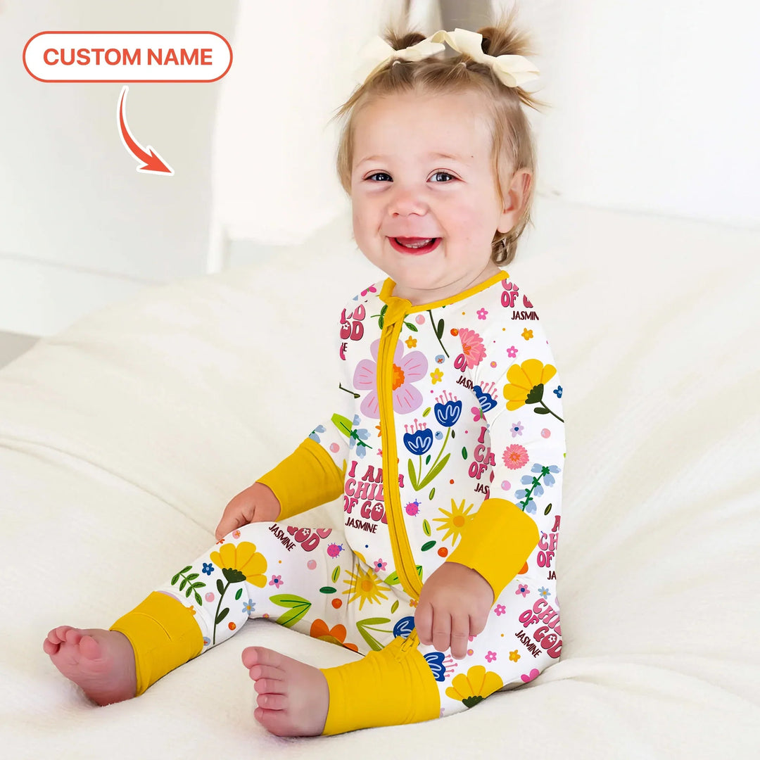 I Am A Child Of God Custom Name Girl Convertible Zippy - Zumbamboo