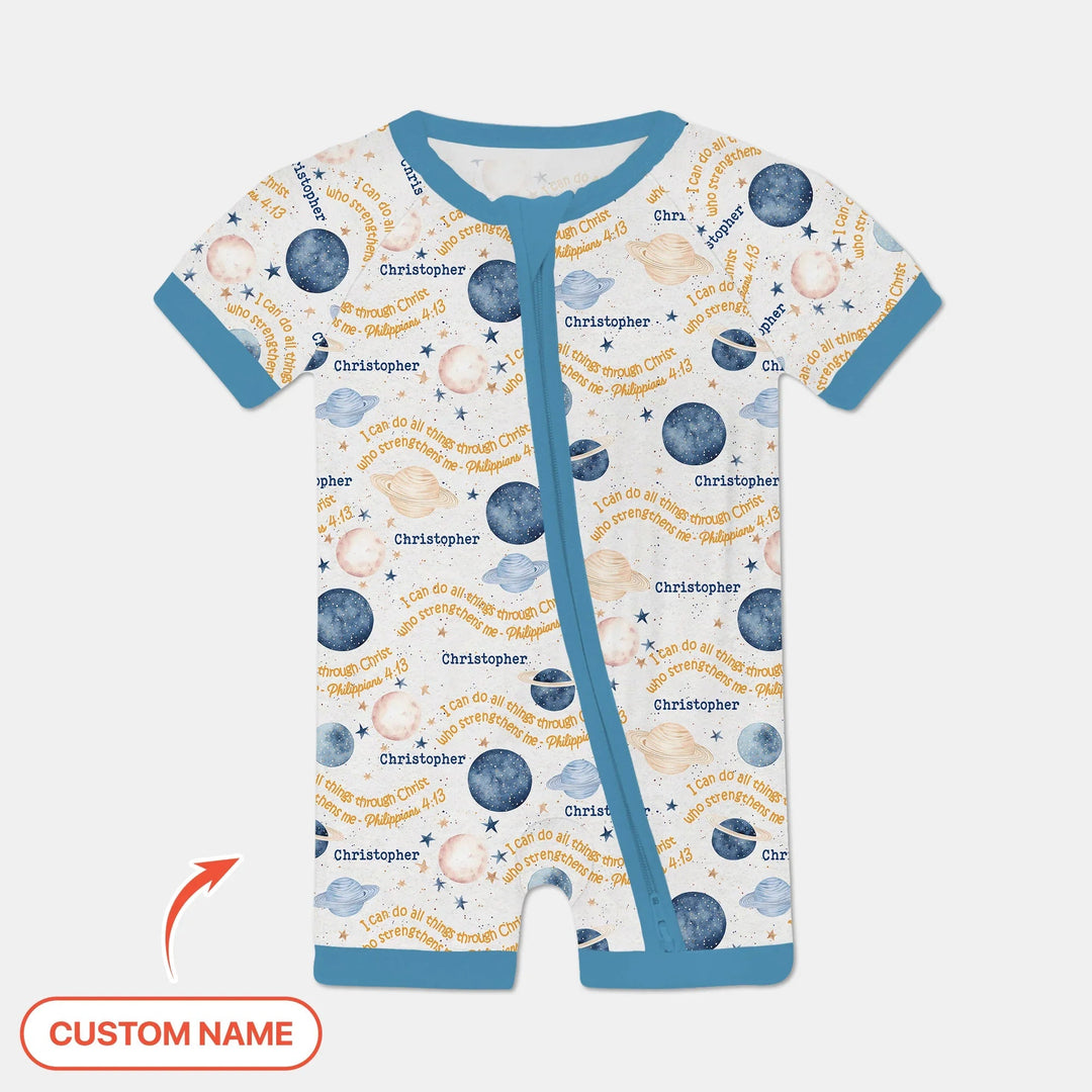 I Can Do All Things Through Christ Custom Name Shorty Zippy - Zumbamboo